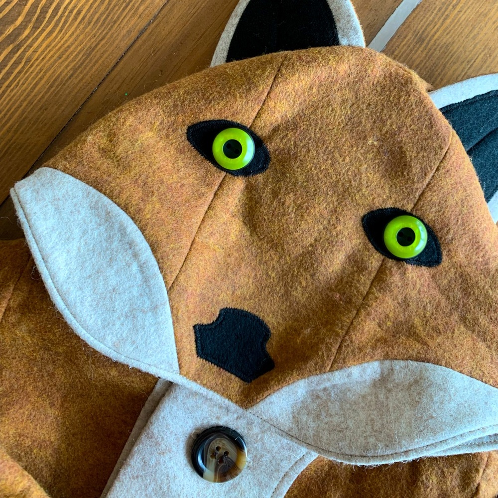 Little Goodalls wool fox coat.